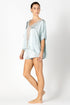 NK Imode Agatha Nostalgia Kaftan Top And Short Silk Set